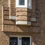 Bakstenen erker.
<br/>
Marcel Westhoff, maart 2020